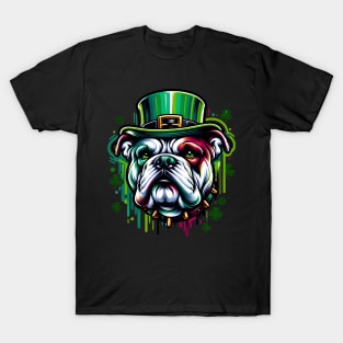 American Bulldog Celebrates Saint Patrick's Day T-Shirt